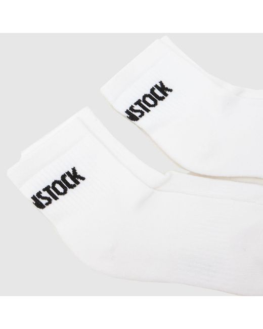Birkenstock White Crew Socks 2 Pack