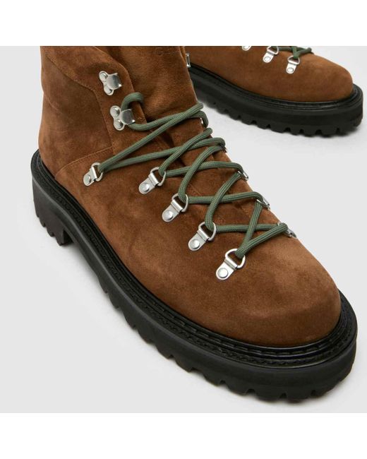 G.H.BASS Brown Mason Alpine Boots for men
