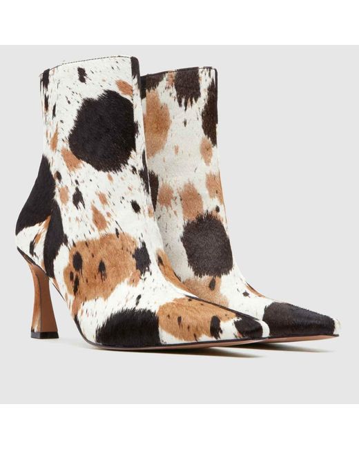 Schuh Metallic Bambi Point Heel Boots