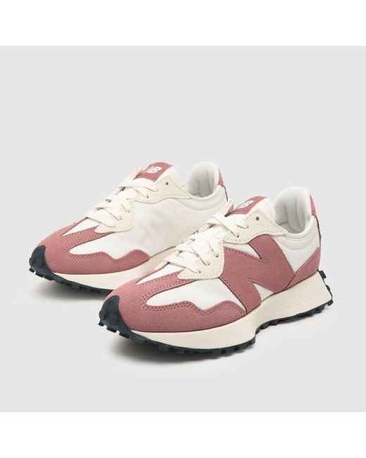 New Balance Pink 327 Trainers In