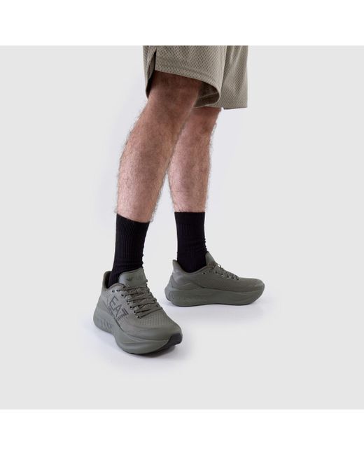 EA7 Green Wave Cracking Trainers for men