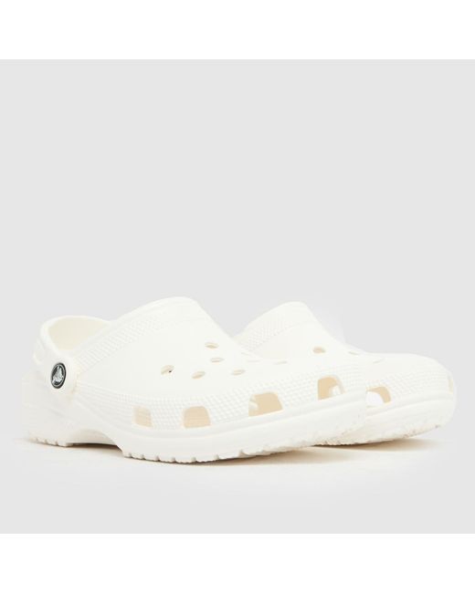 CROCSTM White Classic Clog Sandals
