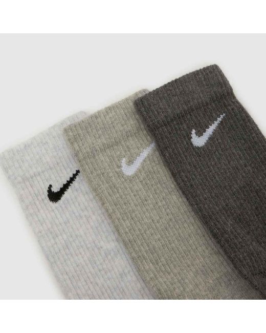 Nike White Everyday Crew Socks 6 Pack