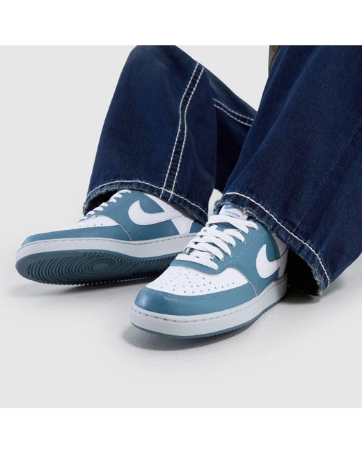 Nike Blue Court Vision Trainers