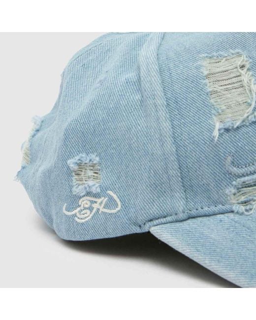 Ed Hardy Blue Denim Embossed Cap