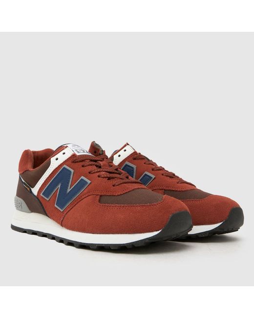 New Balance Brown 574 Trainers for men