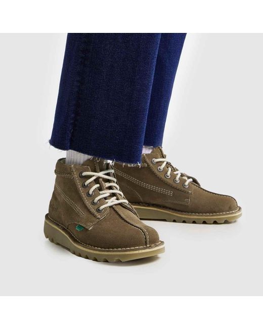 Kickers Classics Brown Kick Hi Central Boots