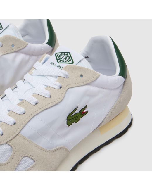 Lacoste White Partner 70s Trainers In for men