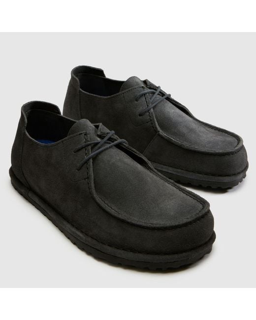 Birkenstock Black Utti Lace Shoes for men