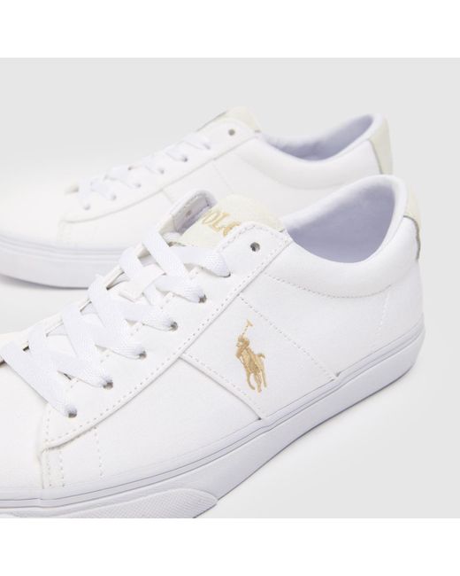 ralph lauren sayer trainers white