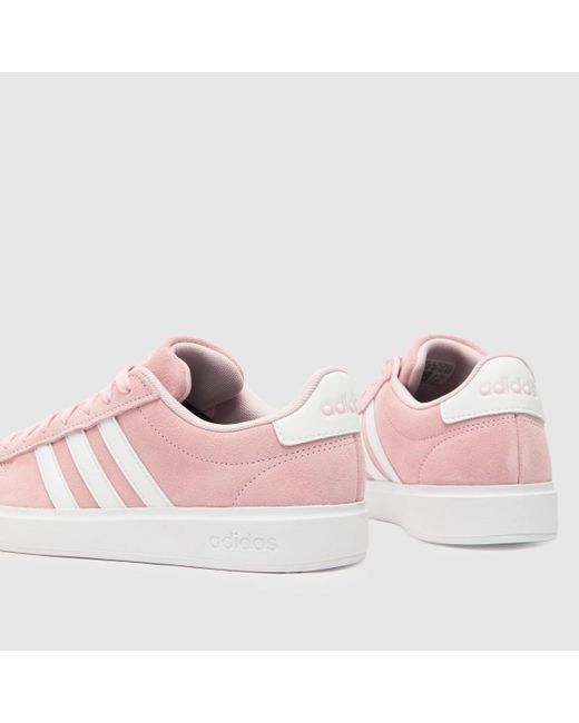 Adidas Pink Grand Court 2.0 Trainers In