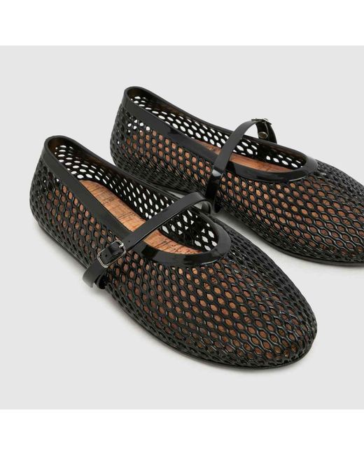 Schuh Black Larkin Jelly Mary Jane Flats