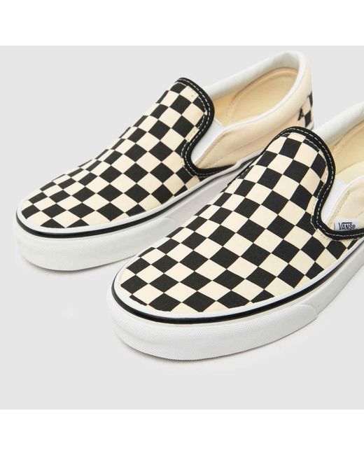Vans Black Classic Checkerboard Trainers