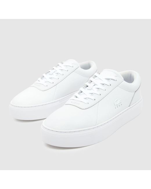 Lacoste White Courtset Trainers for men