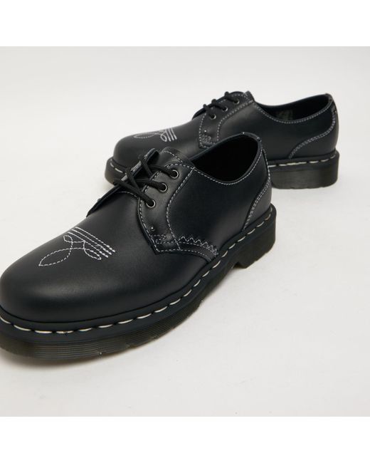 Dr. Martens Black 1461 Gothic Shoes In for men