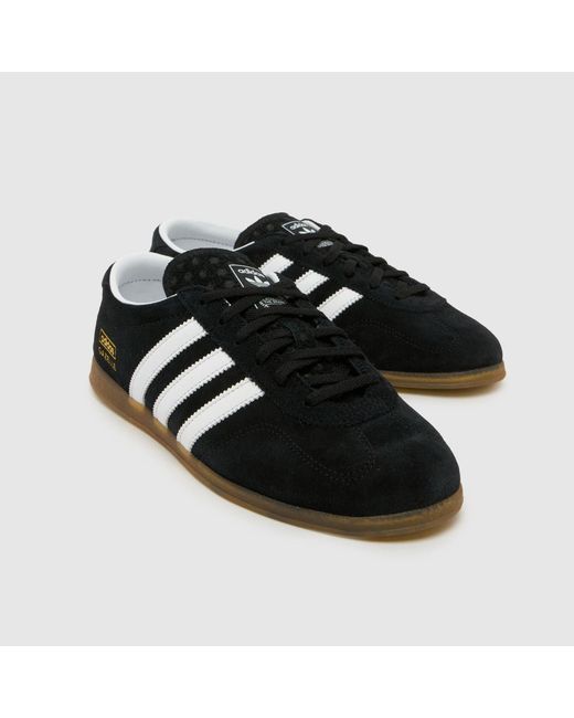 Adidas Black Gazelle Lo Pro Trainers