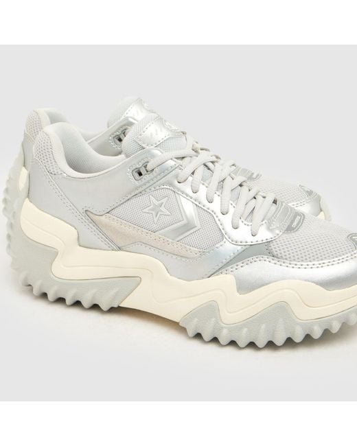 Converse White Wave Motion Trainers