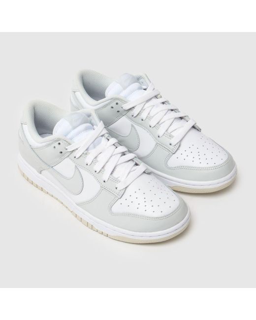 Nike White Dunk Low Trainers