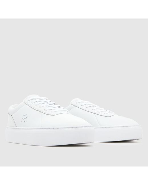 Lacoste White Courtset Trainers for men
