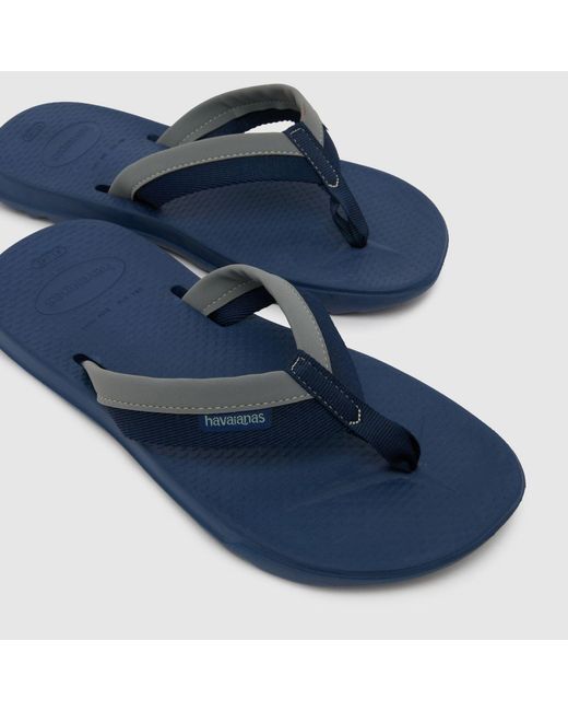 Havaianas Blue Track Plus Flip Sandals for men