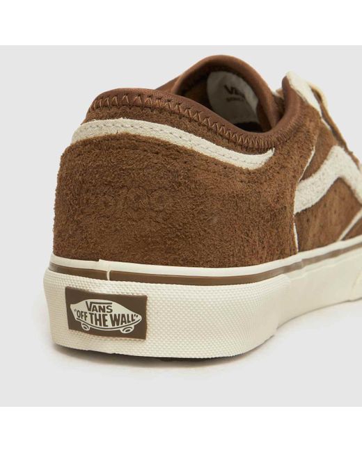 Vans Brown Rowley Classic Trainers In