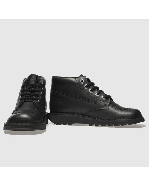 Kickers Black Kick Hi Mono Boots