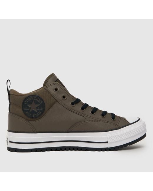Converse All Star Malden Street Trainers In Brown & Black for men