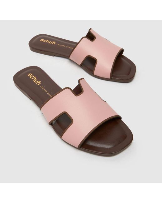 Schuh Brown Tandra Mule Sandals