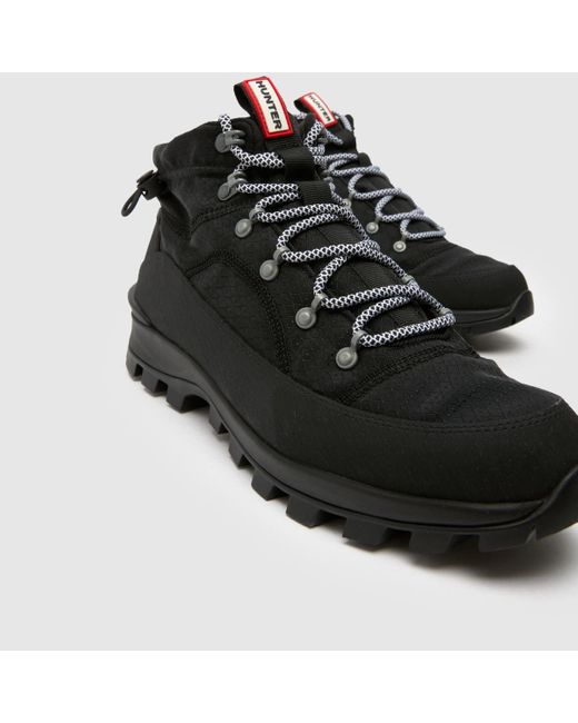 Hunter Black Travel Explorer Boots for men