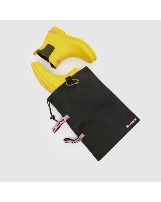 Barbour Yellow Abbeyfield Wellington Boots