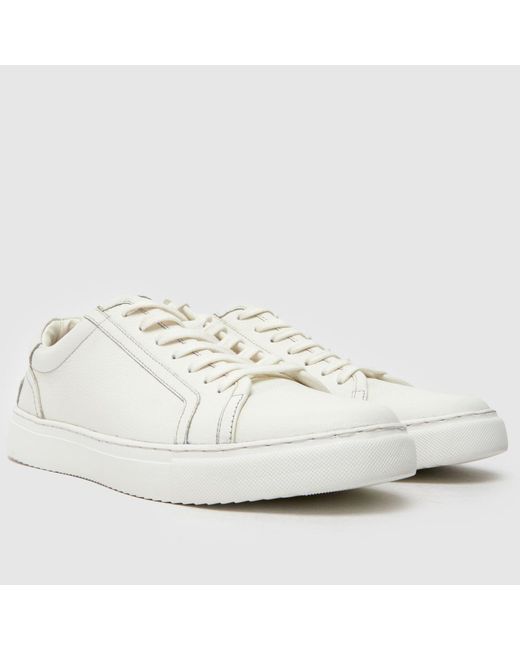 Schuh White Whit Casual Trainers for men