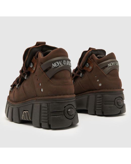 High Rocks Trainers New Rock Chunky Trainers In in Brown | Lyst UK
