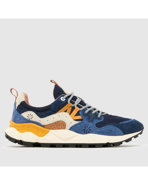 Flower Mountain Blue Yamano 3 Trainers for men