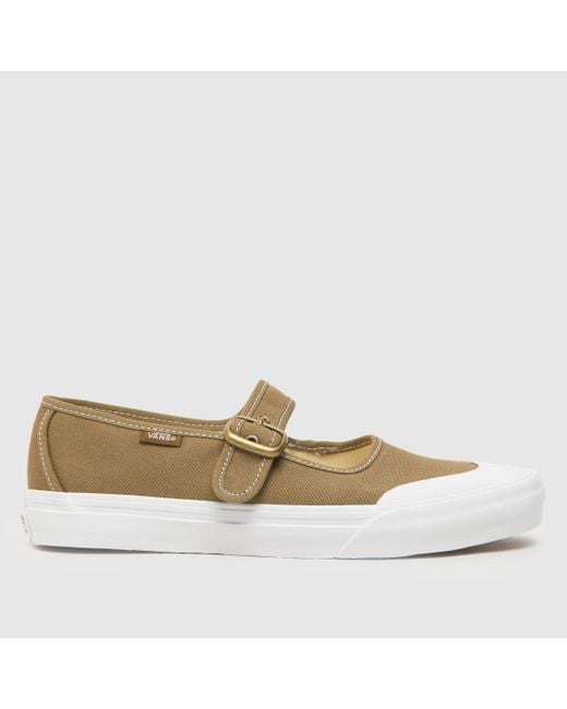 Vans Natural Mary Jane Trainers In