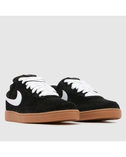 Nike Black Court Vision Trainers for men