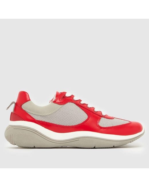 Steve Madden Red Prevale Trainers for men