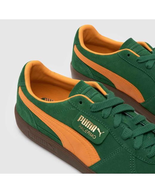 PUMA Green Palermo Trainers In for men