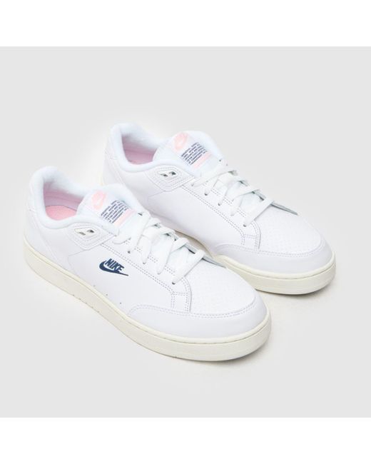 nike white grandstand ii trainers