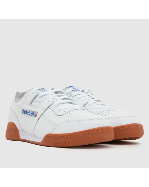 Reebok White Workout Plus Trainers for men