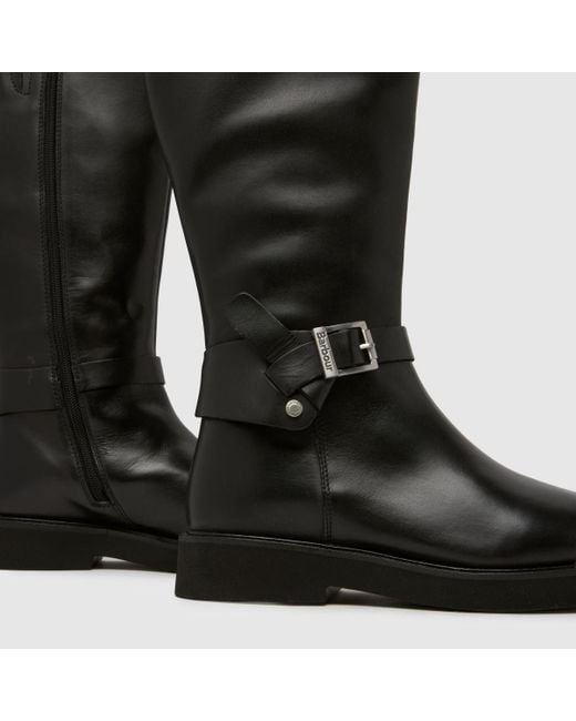 Barbour Black Theodora Riding Boots