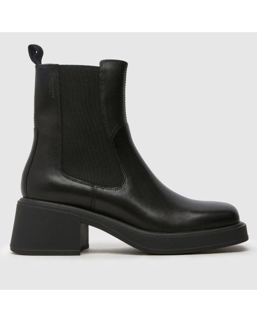 Vagabond Black Dorah Chelsea Boots In