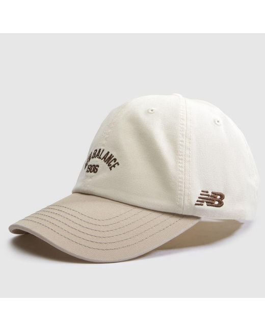New Balance White 1906 Contrast Panel Cap