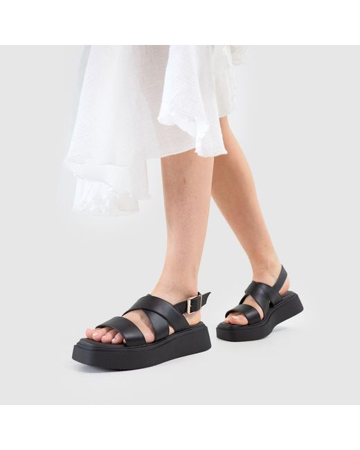 Schuh Black Tamia Platform Sandals