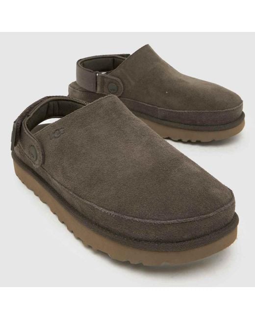 Ugg Brown Goldenstar Clog Sandals