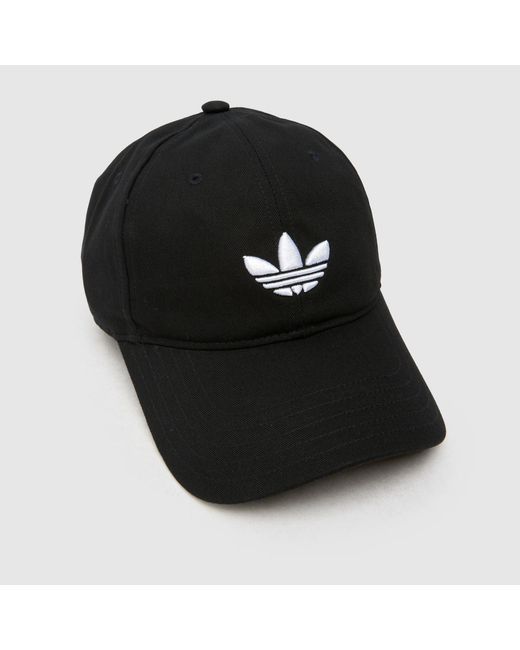 Adidas Black Trefoil Baseball Cap