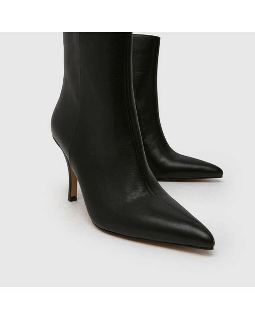 Schuh Black Betty Leather Heeled Boots