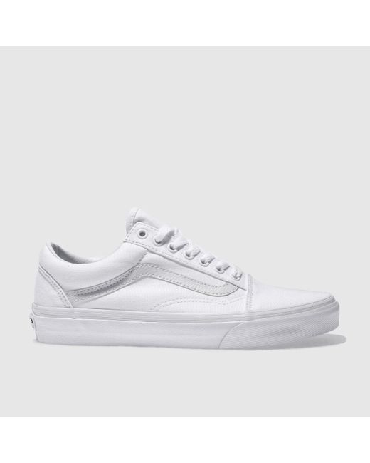 Vans White Old Skool Trainers for men