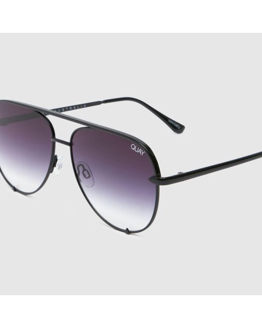 Quay Blue High Key Mini Sunglasses
