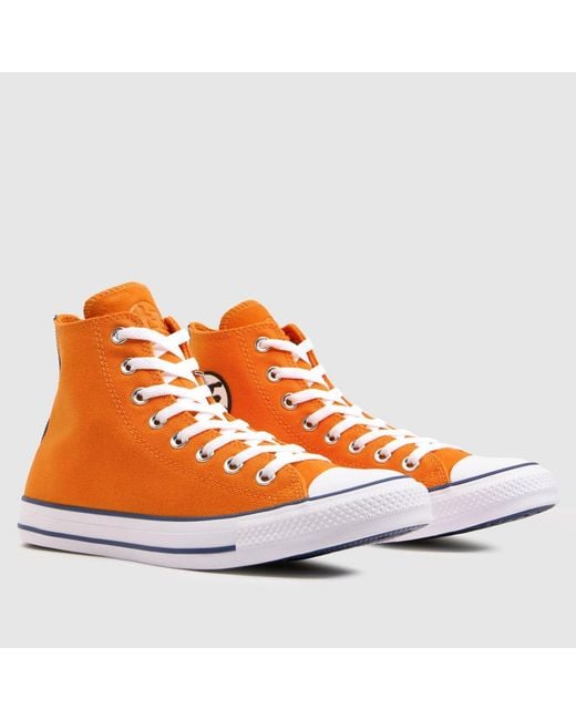 Converse Orange All Star Hi Dragon Ball Z Trainers for men