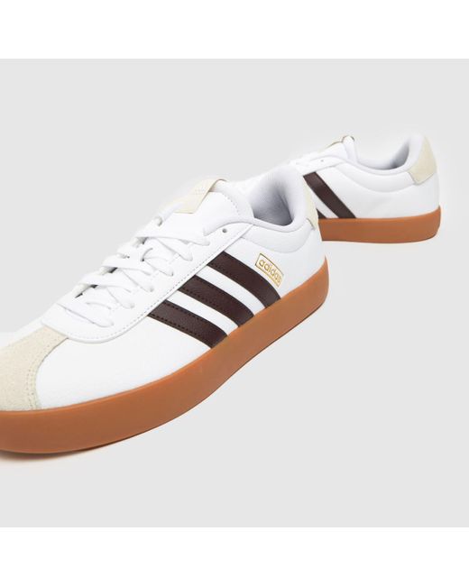 Adidas Brown Vl Court3.0 Trainers In for men